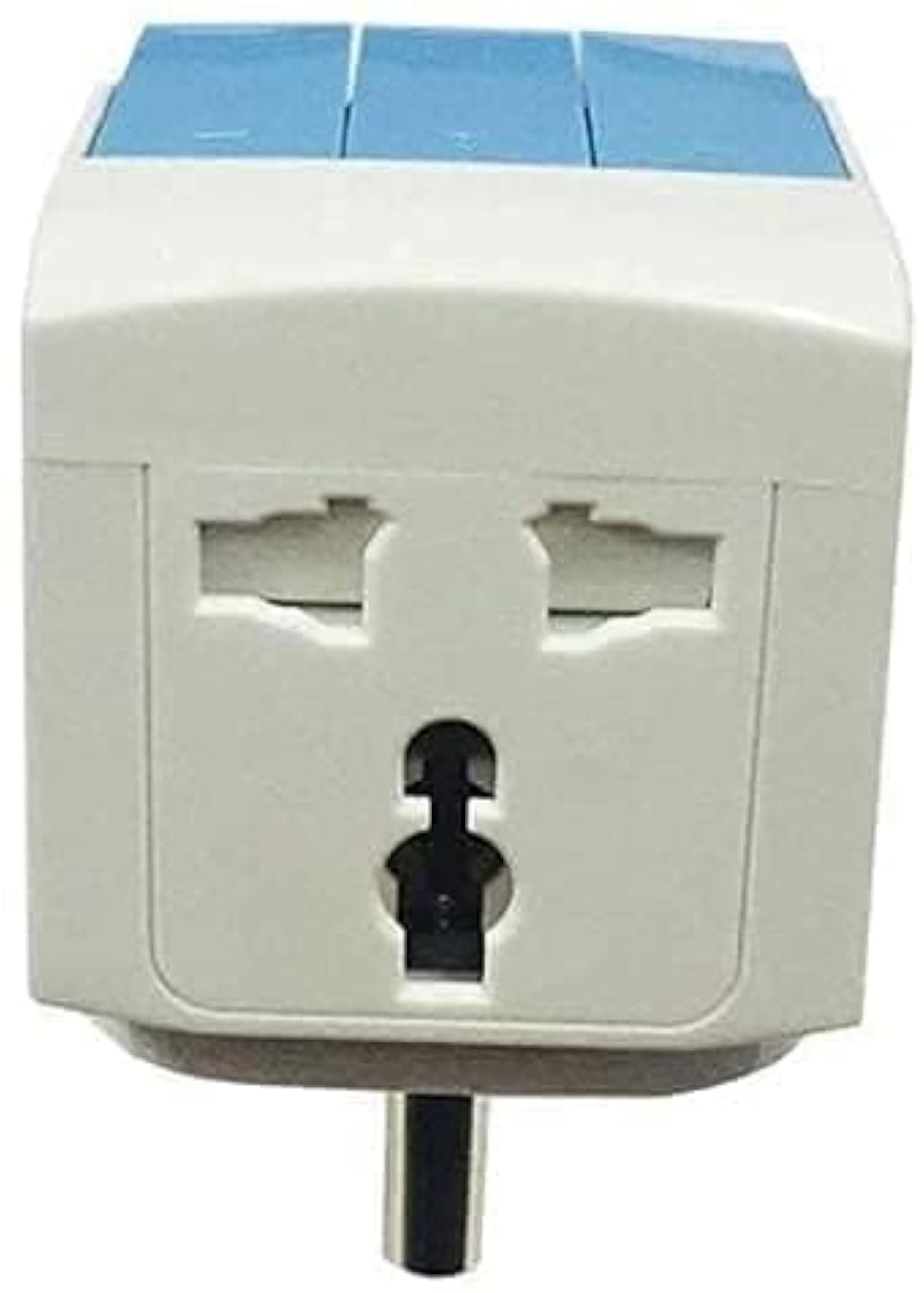 3 Way Pin Multi Plug Socket Universal Travel Adapter with Individual Switch