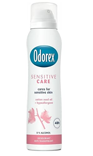 Pack de 6 desodorantes para mujer Odorex – Sensitive Care – 150 ml