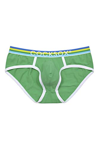 Cocksox Men's Contour Pouch Sports Brief Cx76 (Small, Field Green) #TOP11