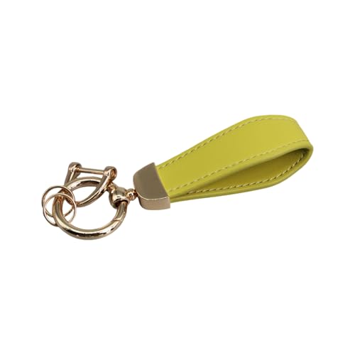 AKKVM Leather Keychain Set Fashion Accessory Sturdy Materials Portable Designs for Trendy Men Women Genuine Leather Keychain