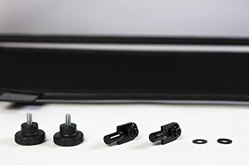 Frangivento pieghevole nero con chiusura rapida