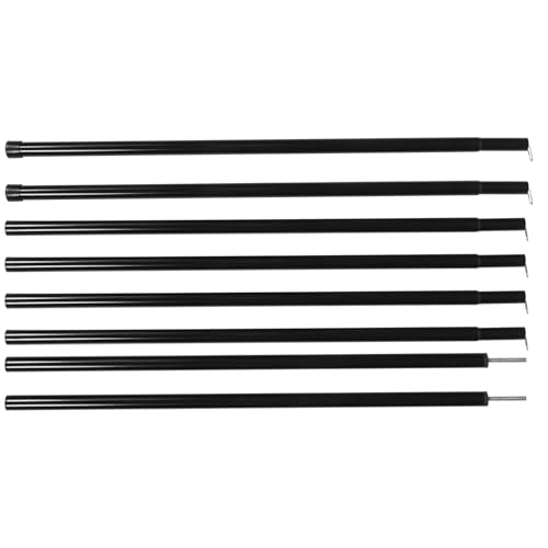 BESTOYARD 8pcs Adjustable Metal Tent Pole Kit for Camping Tent Accessory