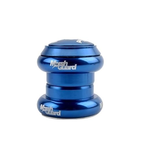 VFdthR Bike Headset MTB Road Bicycle BMX Headset 34MM CNC 28.6mm Straight Tube Bike Fork Stem Internal Steering 2 Bearing Sealed Top Cap Cover(Blue)