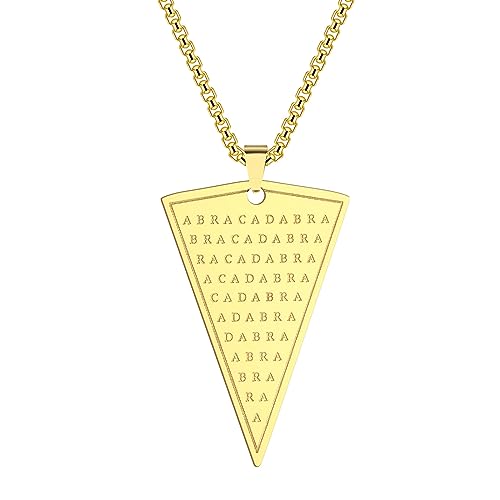 Collier pendentif pour hommes bijoux ésotérique de qualité amulette occulte