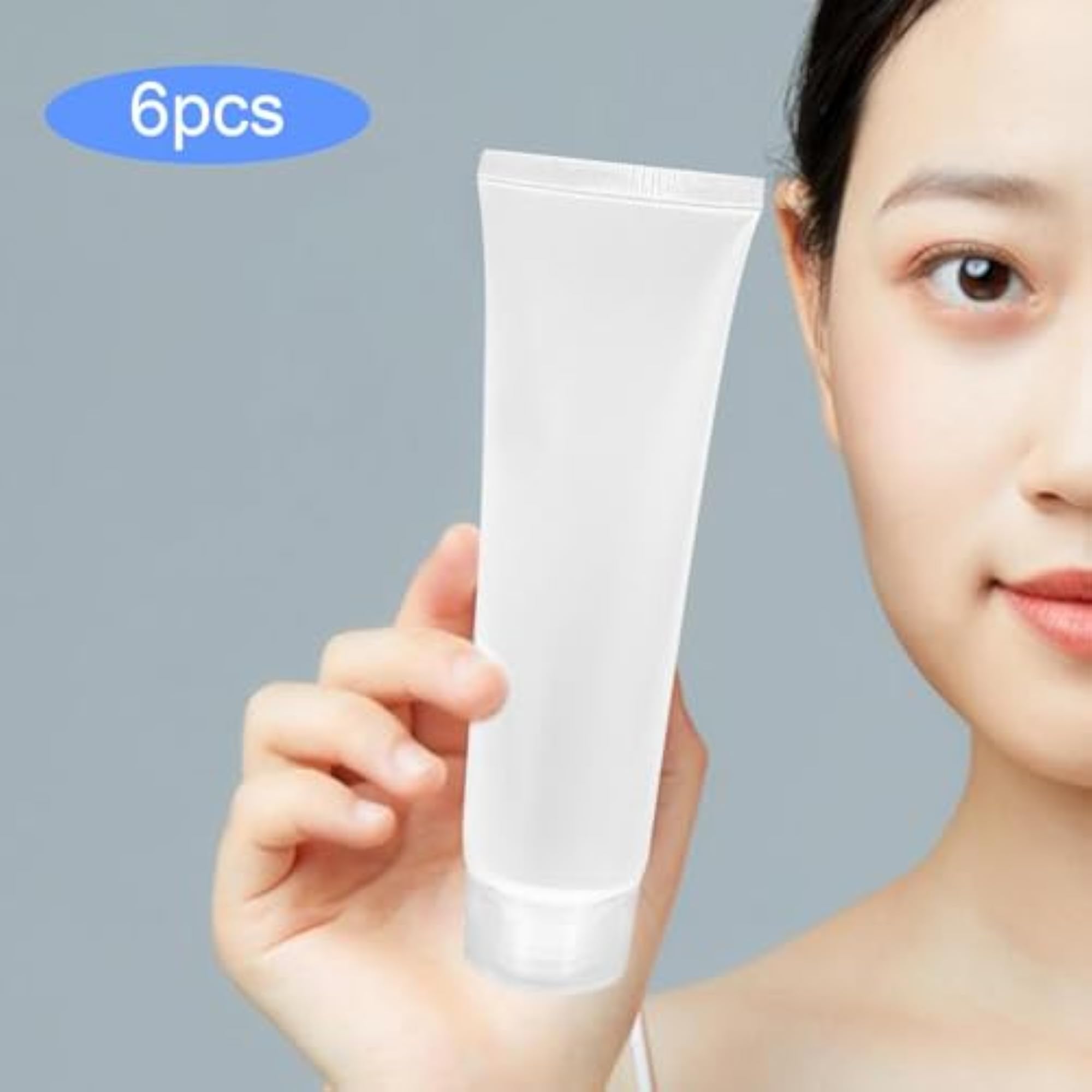 6 Pieces Soft Container Tube Bottle Set for Travel