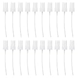 20 pezzi 20 Teste Spruzzatore in Plastica per Bottiglie Spray Cosmetiche | Ugelli di Colore Chiaro da 15,2x2x2cm, Nebulizzazione Fine, per Profumo e Uso Domestico