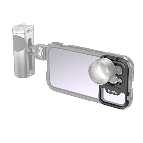 Smallrig 17Mm Threaded Lens Backplane For Iphone 14 Pro Max, Aluminum Alloy Lens Backplane Sturdy And Wear-Resistant, Lens Backplane Only For Smallrig Mobile Video Cage 4077 4078 4099 #TOP16