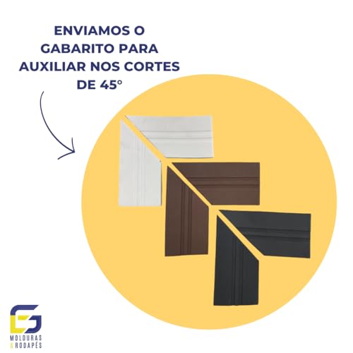 Moldura Guarnição Rodameio Eva Autocolante Sol 7cmx5mm 5 Metros (Marrom)