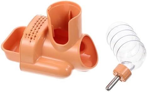 Houses & Habitats - SUPVOX Multi-Function Hamster Waterer Non- Base Leak Design Convenient Feeder Hideout for Hamsters Guinea Pigs Pets Automatic Water Dispenser