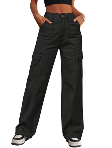 Eddoyee Women’s Wide-Leg Cargo Jeans