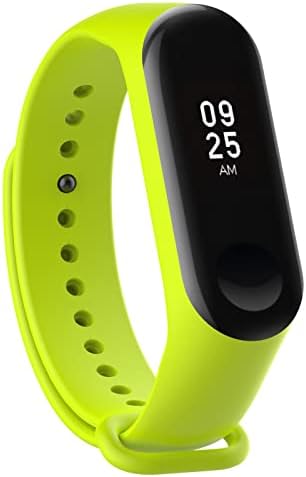 KOMI Watch Strap compatible with Xiaomi mi Band 4 3, Women Men Silicone Fitness Sports Replacement Band
