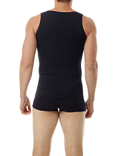 Underworks Mens Performance Cotton Compression Tank Top - for Workouts, Slimming, and as Undershirt 3-Pack2