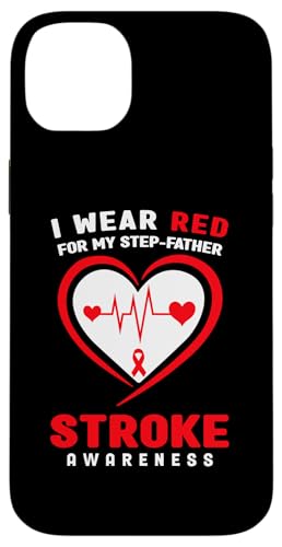I wear Red for my Step father Stroke Awareness �X�}�z�P�[�X iPhone 14 Plus �p