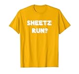 Sheetz Run Funny Pennsylvania PA Meme T-Shirt, Men, Golden Yellow, Large
