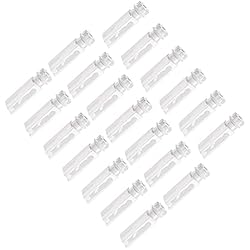 Angoily 20 Piezas Vertical de Reemplazo de Vástago Ciego para Ventana Vertical Persiana Vertical Portador Vertical Persianas Verticales Accesorios de Cortina