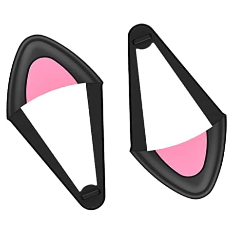 secruk Headset Cat Ear Decorations Cute Accessories for Headphone Waterproof Lovely Silicone Ear Replacement Cover