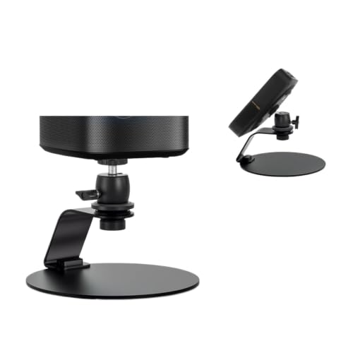 Soporte para proyector de metal con ángulo regulable y base de escritorio 6