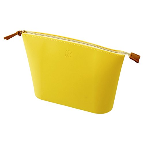 リヒトラブ ワイドオープン ポーチ L Bloomin レモンイエロー A7736-5