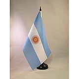 AZ FLAG - Tischflagge Argentinien - 21x14 cm - Argentinische Tischfahne 14 x 21 Cm - Flaggen