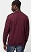 TEX - Sudadera para Hombre Cerrada, Manga Larga, Cuello Redondo, Estampada, Burdeos...