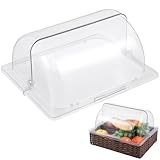 DOITOOL Acrylic Cake Cover 13X10.62X6.10 Inch Clear Dust-Proof Food Dome for Buffet Dessert Display and Pastry Showcase