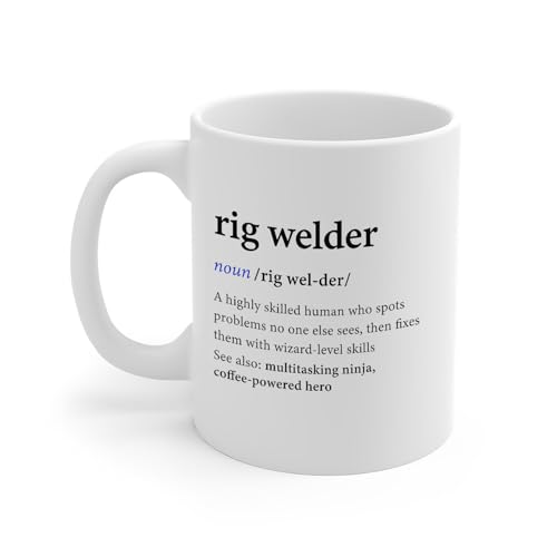 DesiDD Rig Welder Definition Mug - Funny Gifts for Oil Rig