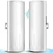 Wireless Bridge, UeeVii 5.8G Outdoor CPE Point to Point Long Range Access with 14DBi High Gain 22 Mimo Antenna, PoE Adapter, 2 RJ45 LAN Ethernet Port, 2-Pack