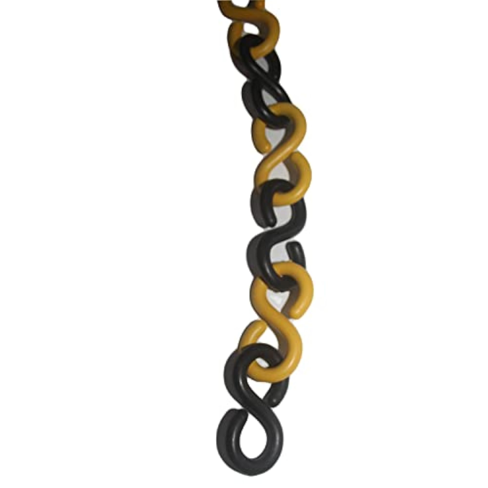 Plastic Safety Barrier Cone Chain with S Hooks, 5 Meter Heavy Duty