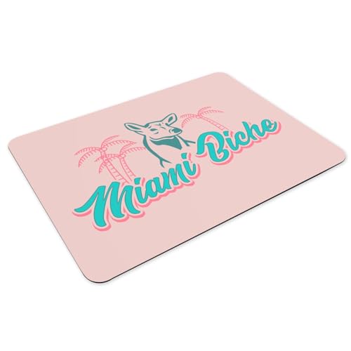 Set de table rose antidérapant en caoutchouc Miami Biche - 3