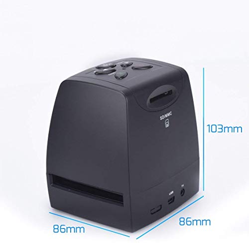 DIGITNOW! 5M / 10M Stand Alone 2,4 ’’ LCD-Display Film/Dia Scanner 1800DPI hohe Auflösung Bildscanner in USB2.0-Schnittstelle Konvertieren in PC