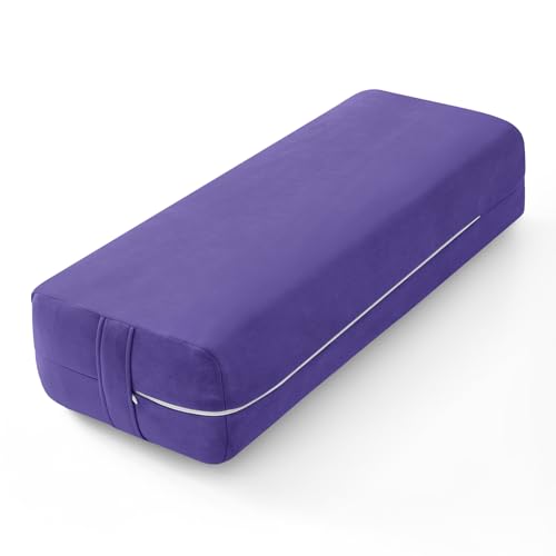 Wellsin Yoga Bolster Pillow Purple
