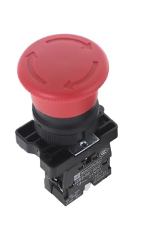 Bouton d'arrêt d'urgence coup de poing 600V 10A pour couper le courant