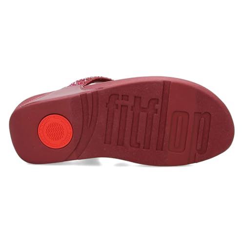 Image of FitFlop Women's LULU Crystal Embellished Toe-Post Sandals