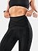 Fanka Powerband Resistance Leggings for Women, Full Length – Sculpting Compression with Added Resistance, Reversible Wear，Black，Medium