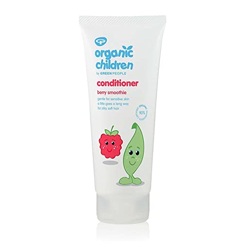Green People Bio-Conditioner Beeren-Smoothie für Kinder, 200ml. Natürlicher Conditioner für Kinder/Kleinkinder. Ekzem-freundlich und sanft zu empfindlicher Haut. SLS- und Paraben-frei. Vegan thumbnail