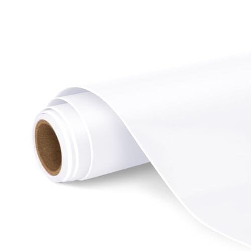 Image of Lya Vinyl Matte White Permanent Vinyl Roll - 12" x 10ft Self Adhesive Vinyl for Cup, White Vinyl for Birthday Gift, Party Ornaments, Home Decor