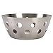 CORBEILLE À PAIN/FRUITS EN INOX BROSSÉ (ARGENT) Ø 20 CM