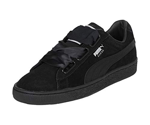 Puma Suede Heart EP, Zapatillas Mujer, Negro, 39 EU