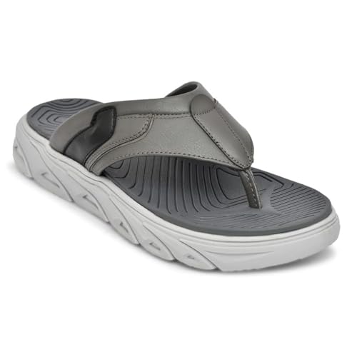 Image of HEALTH FIT Super Soft Ortho Care Bounce Back Anti-Skid Water Resistant Slippers /Doctor Chappal & Footwear-Men-HF-112