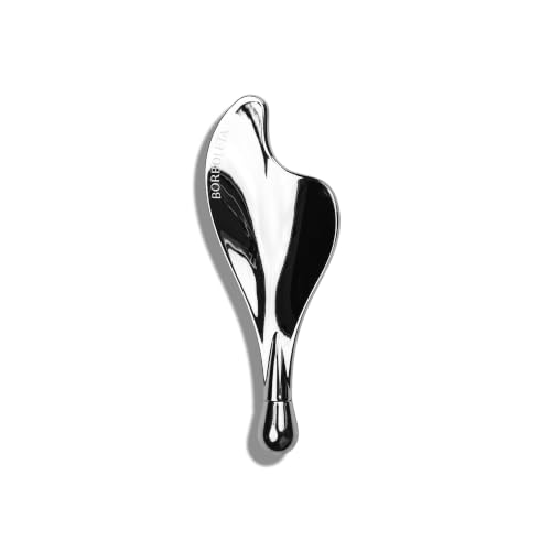 Borboleta Sculpting Gua Sha - Stainless Steel Facial Massage Tool for Lymphatic Drainage, Face Sculpting & De-Puffing, Cooling Gua Sha Stone Alternative for All Skin Types