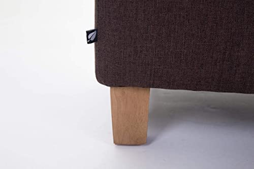 Image of Pouffes Bench Sitting Stool for Living Room Patio Kitchen Bench Puffy Wooden Mudda Ottoman Stools Footstool Pouf.(Brown)