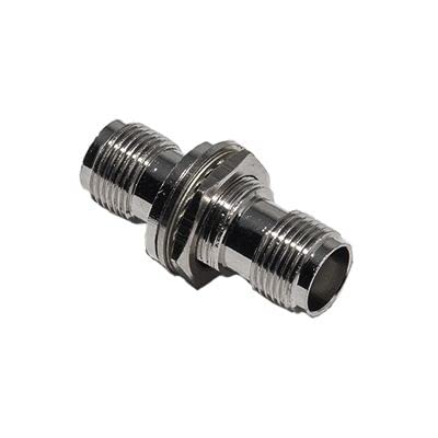 Coaxial Adapter, TNC Bulkhead, Grounded