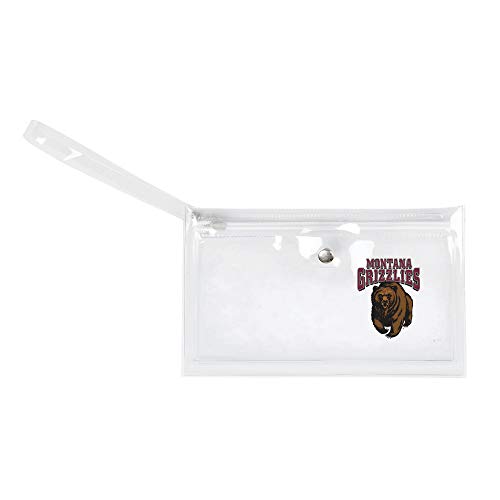 Image of Littlearth - LIWXY NCAA Montana Grizzlies Unisex Ncaancaa Ticket Wristlet, Clear, 9 inch by 5.25 inch
