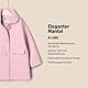 Amazon Essentials x Sofia Grainge Baby Mädchen Mantel aus Wollmischung, Rosa, 24 Monate