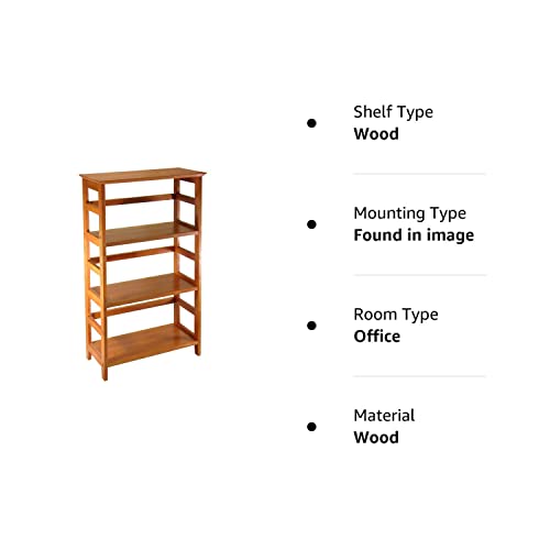 Winsome Wood Studio Shelving, Honey #TOP5