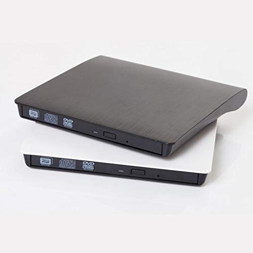 Unidad externa portátil CD y DVD USB 3.0/USB-C 2 en 1 negra miniatura 6