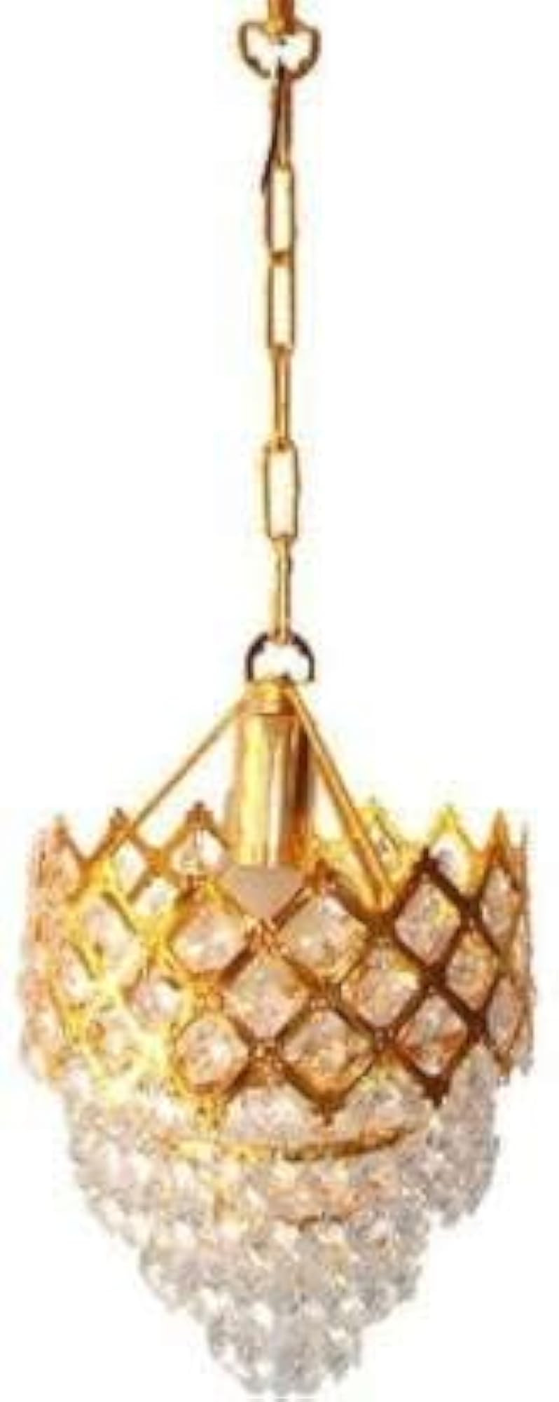Beautiful Crystal Chandelier Jhoomer Ceiling Hanging Lamp