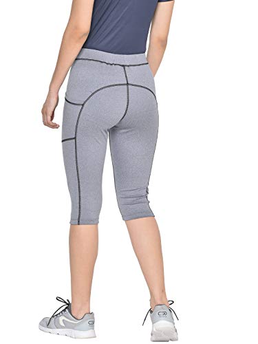 Image of CHKOKKO Women's High Rise Regular Fit Polyester Blend Leggings