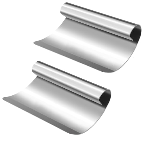 Otoolling 2 Pcs Hide Scraper Fleshing Knife Taxidermy Supplies, Silver