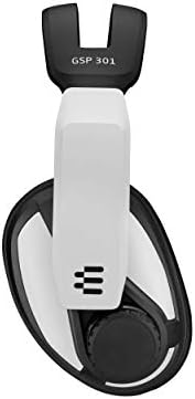 EPOS I Sennheiser GSP 301 Gaming Headset Headphones, Noise Cancelling Mic, Flip-to-Mute, Ergonomic, Ear Pads, Compatible with PC Mac PS4 PS5 Xbox Series X Xbox One Nintendo Switch, White